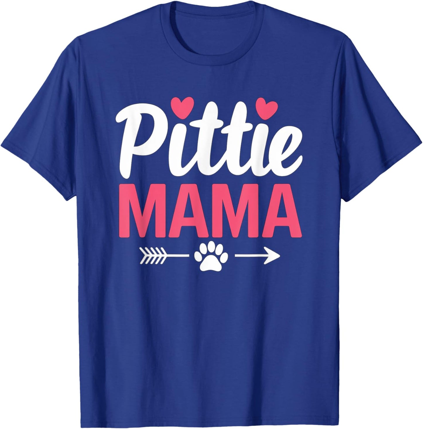 Funny Dog Pittie Mom Pitbull Dog Lovers Mothers Day Gifts T-Shirt - T-Shirt | Royal