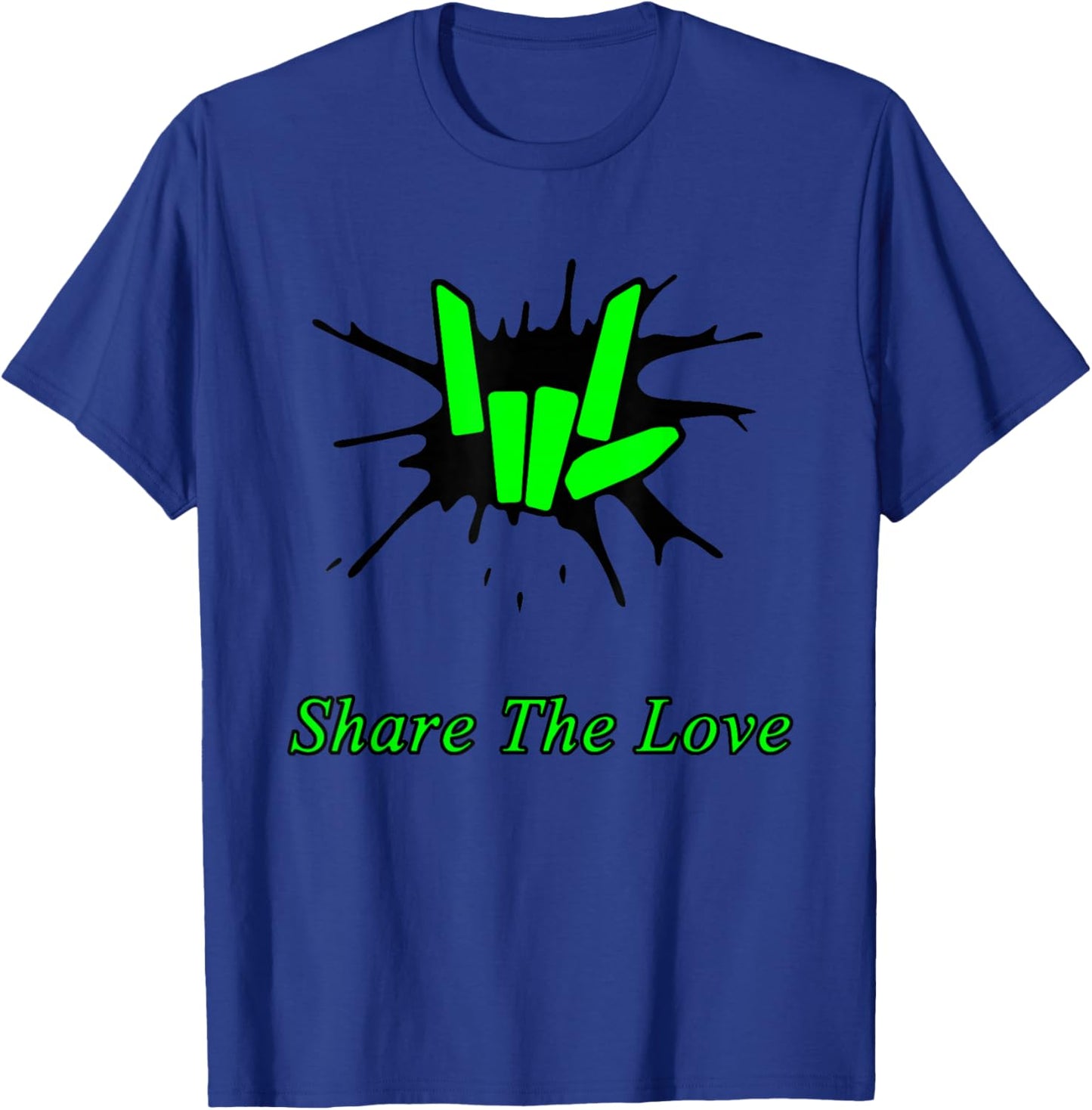 Kids Share The Love Merch for Birthday Gifts T-Shirt - T-Shirt | Royal