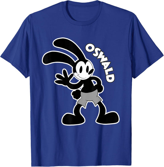 Oswald Rabbit Vintage Cartoon Bunny T-Shirt - T-Shirt | Royal