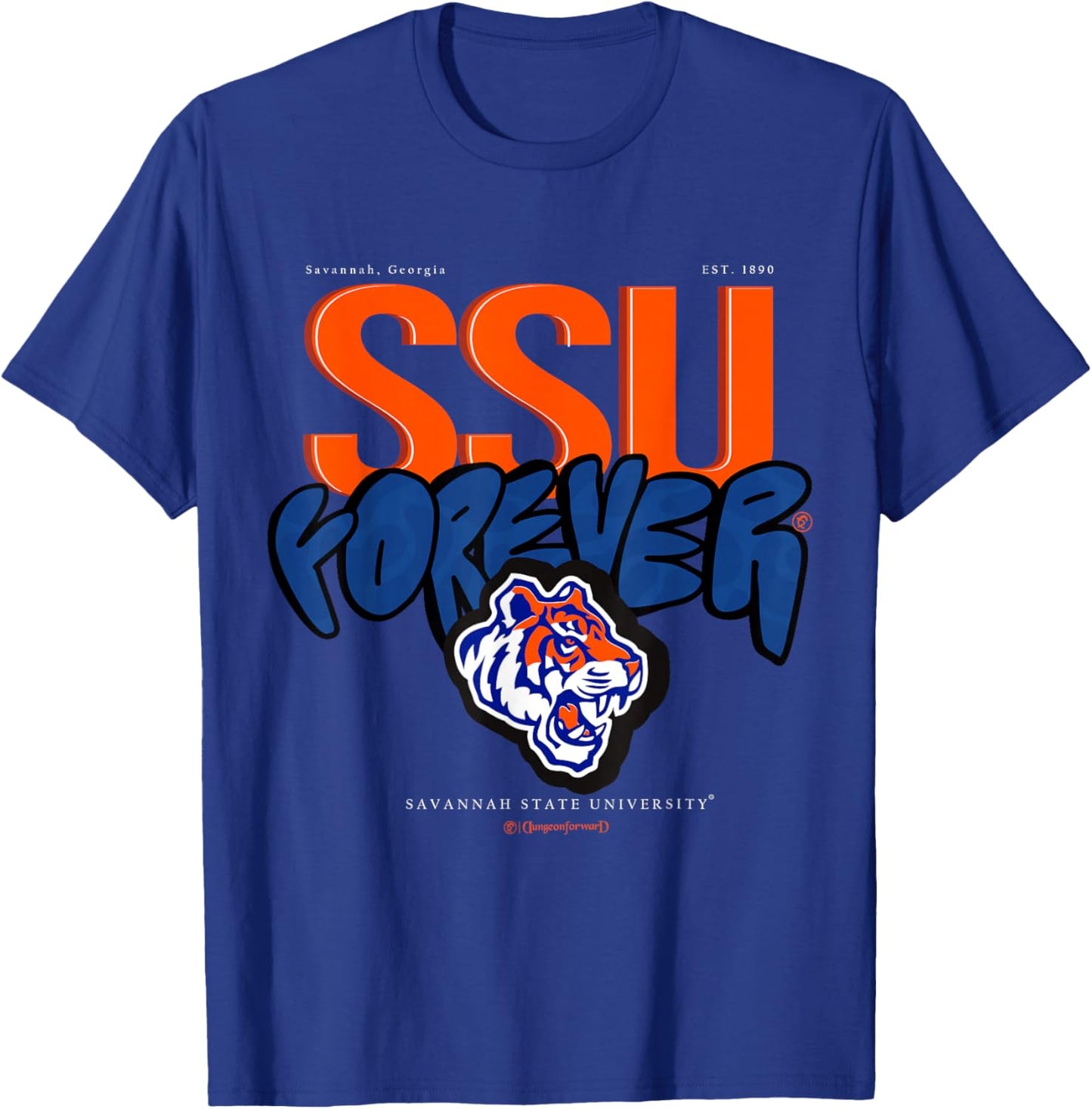 The Yard Essentials - Savannah State University - Forever T-Shirt - T-Shirt | Royal