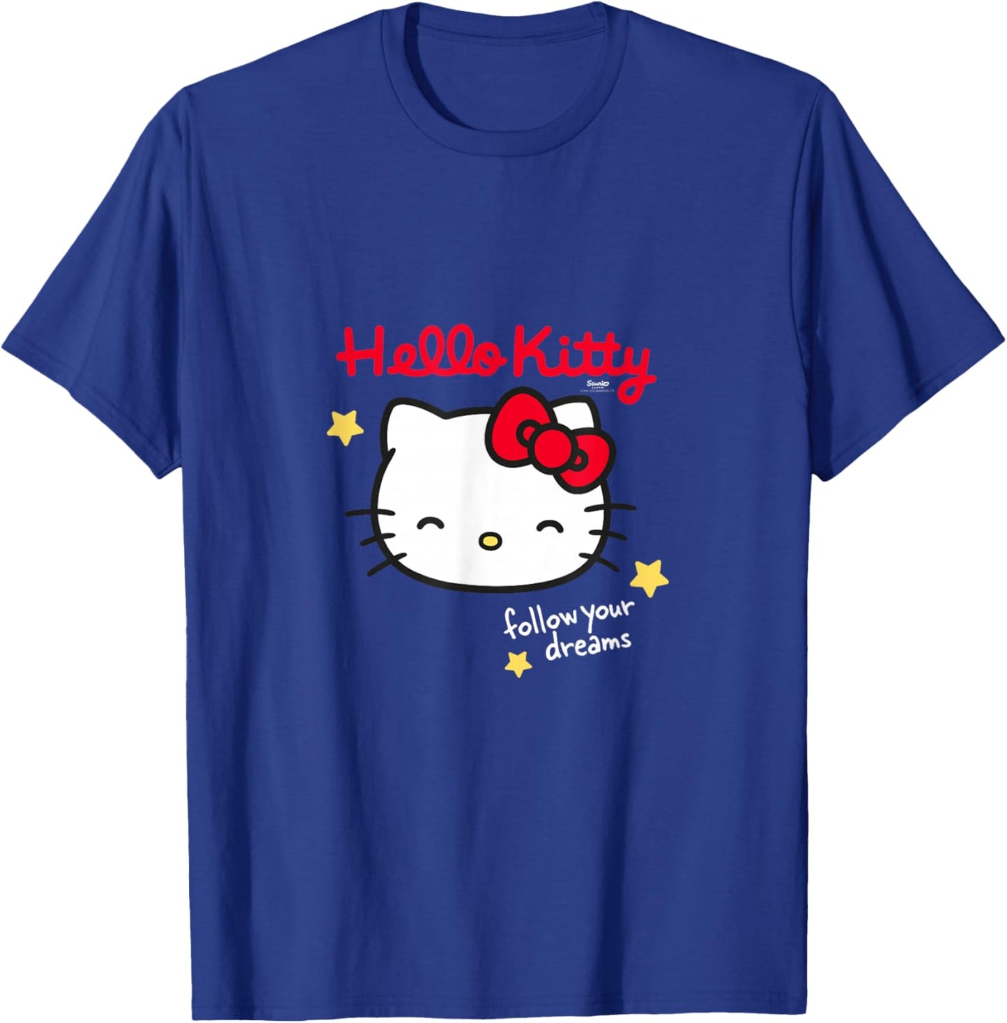 Hello Kitty Charakter Follow your dreams , Black, S T-Shirt - T-Shirt | Royal