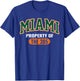 305 Miami Vibes Urban Style Miami Beach Graphic Design T-Shirt - T-Shirt | Royal