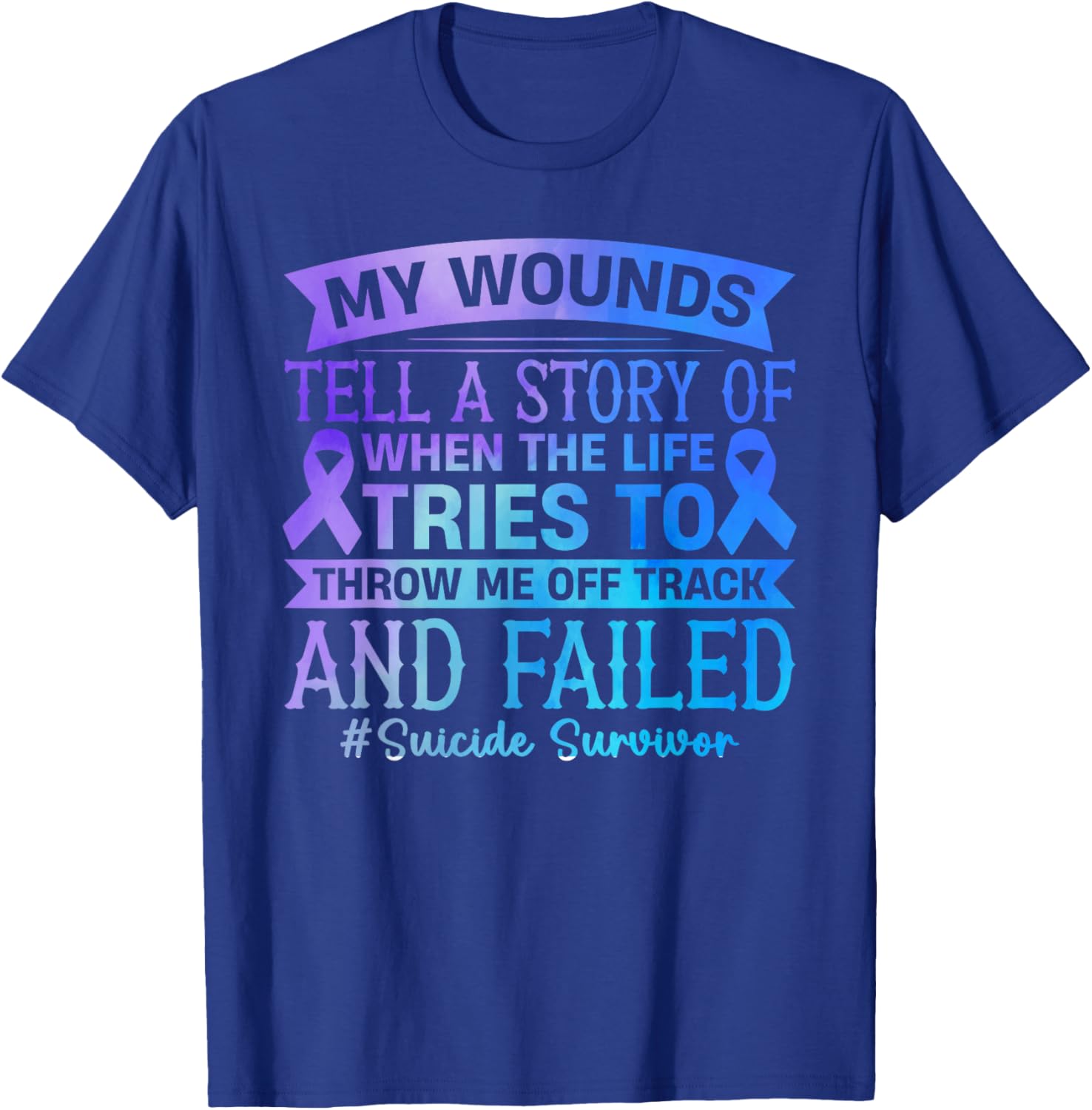 Suicides prevention Suicide Survivor T-Shirt - T-Shirt | Royal