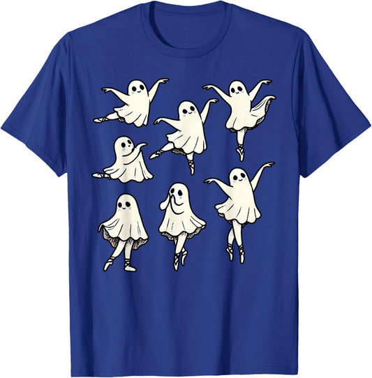 Ballet Ghost Ballet Dancer Spooky Dance Teacher Halloween T-Shirt - T-Shirt | Royal