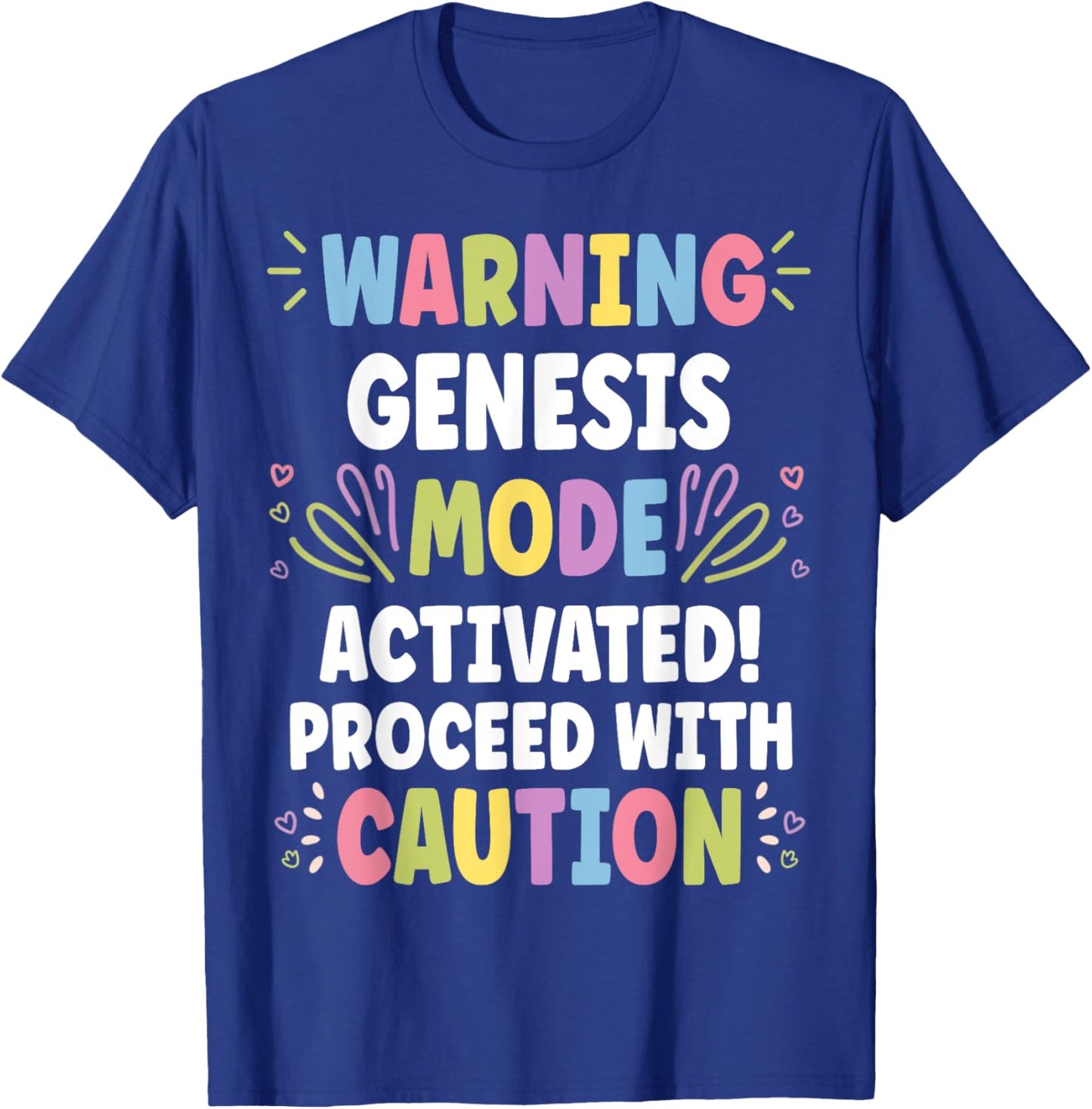 GENESIS Personalized Name Funny Cute Custom GENESIS Name T-Shirt - T-Shirt | Royal