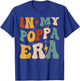 Retro Groovy In My Poppa Era Funny Father's Day T-Shirt - T-Shirt | Royal