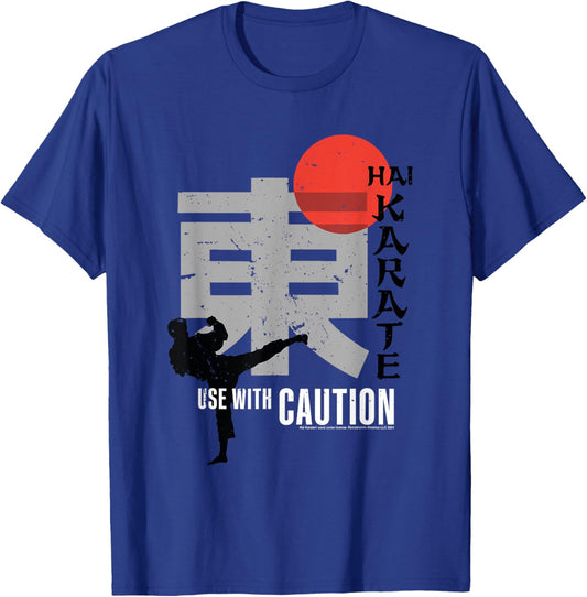 Hai Karate Use With Caution Retro Aftershave T-Shirt - T-Shirt | Royal