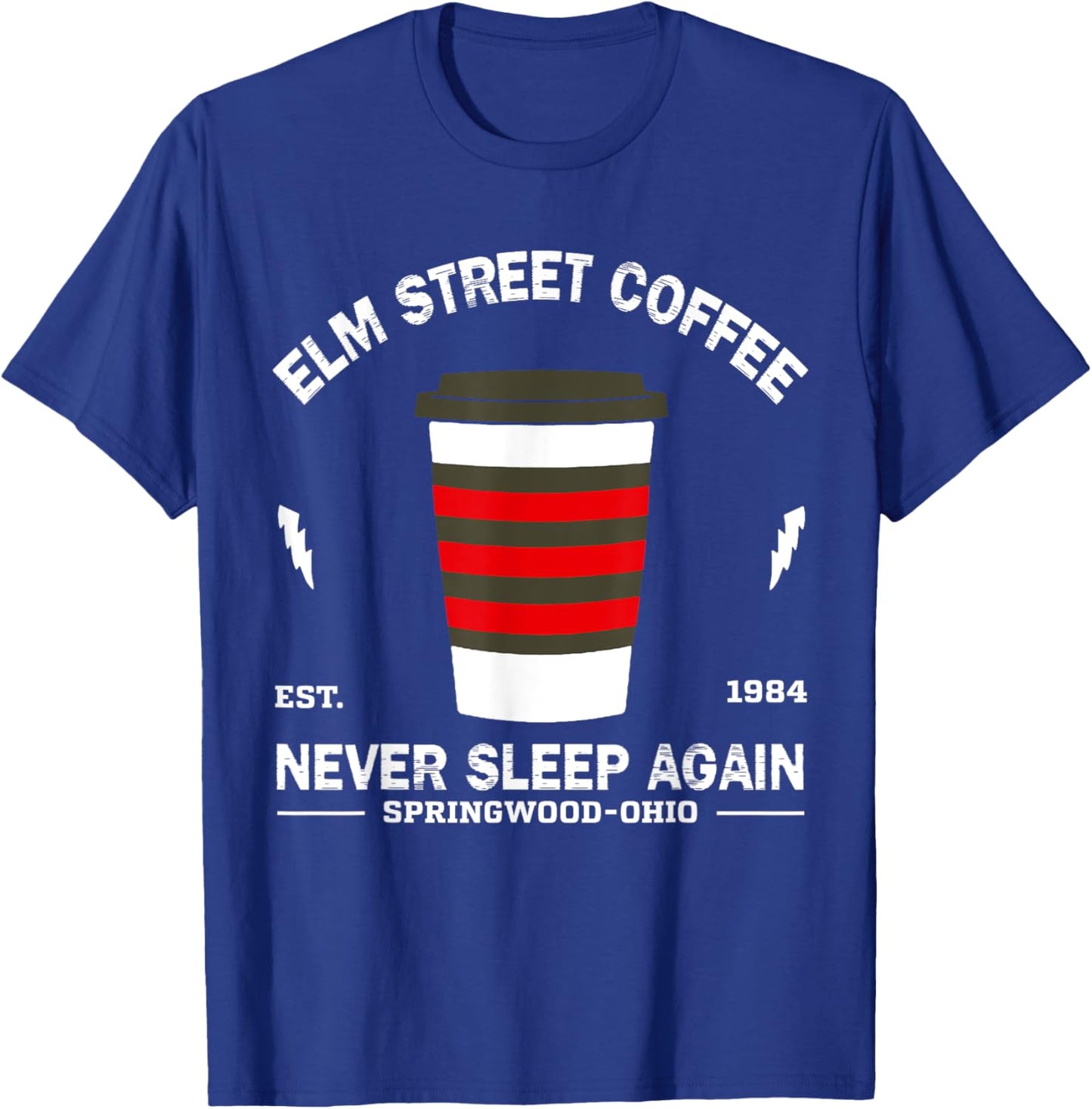 Streets Vintage Halloween Movies Funny Outfits Lovers Elms T-Shirt - T-Shirt | Royal