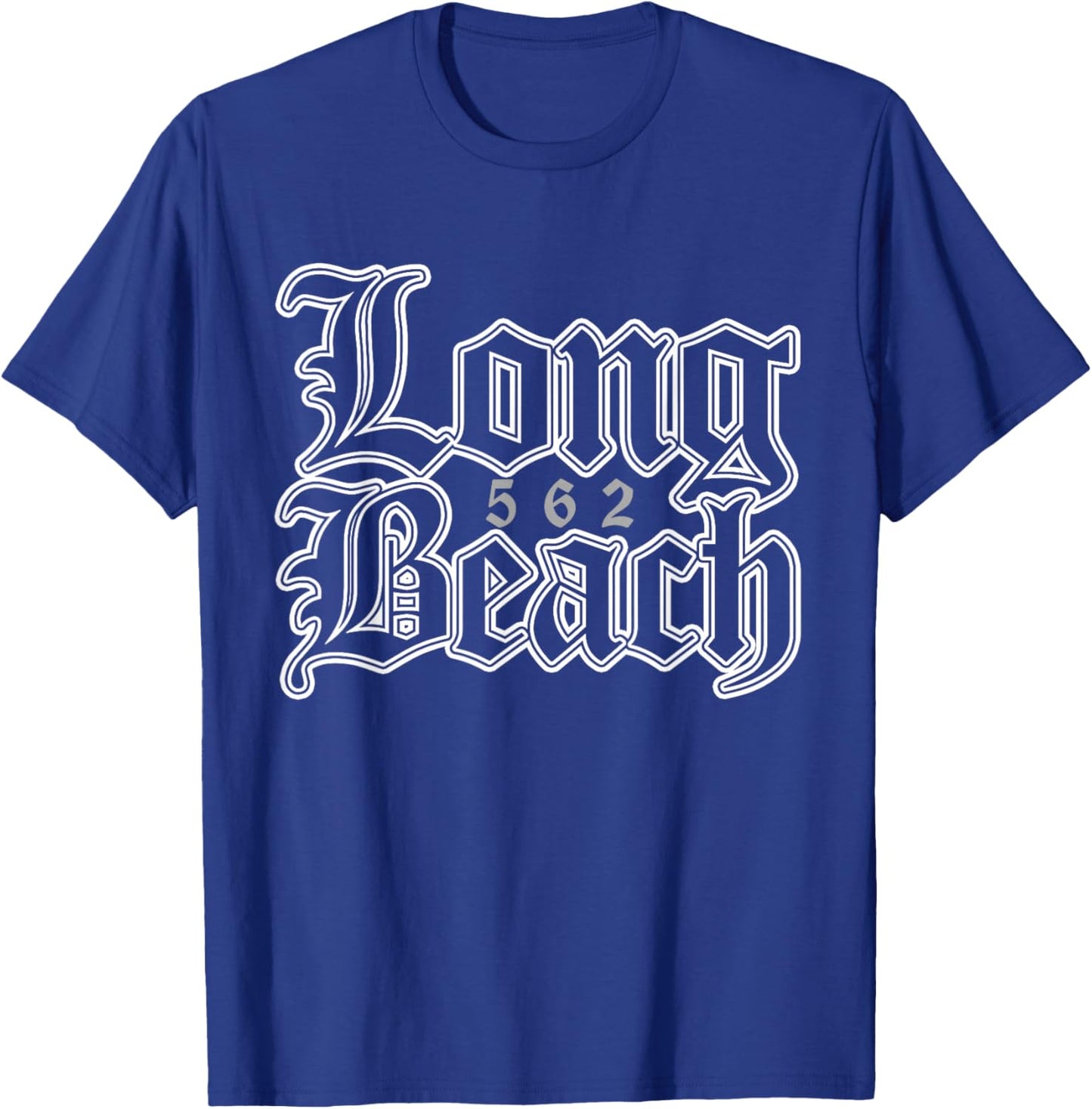 Long Beach California 562 T-Shirt - T-Shirt | Royal