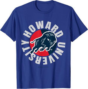 The Yard Essentials - Howard University - Pure Circle - HBCU T-Shirt - T-Shirt | Royal