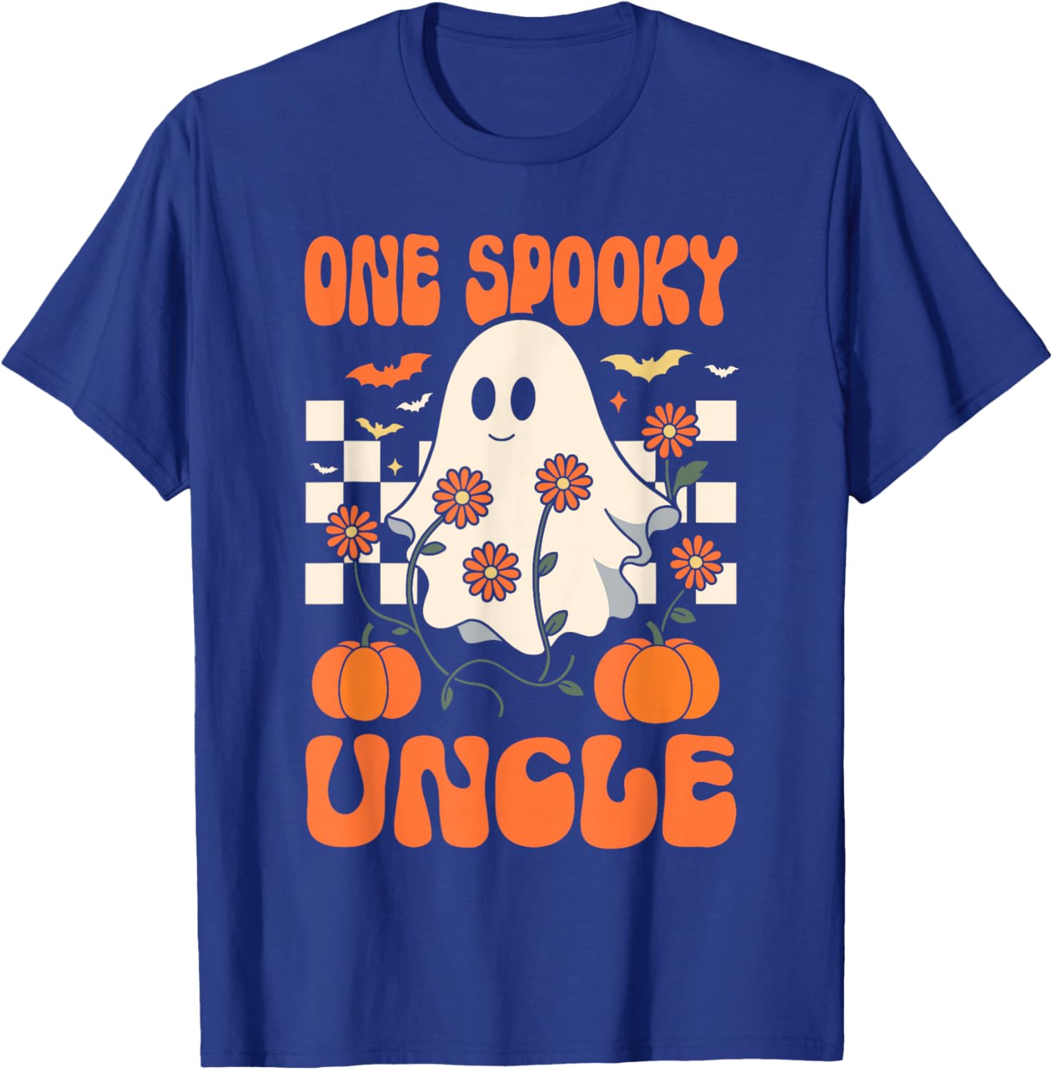 One Spooky Uncle Matching Family Halloween Costumes T-Shirt - T-Shirt | Royal