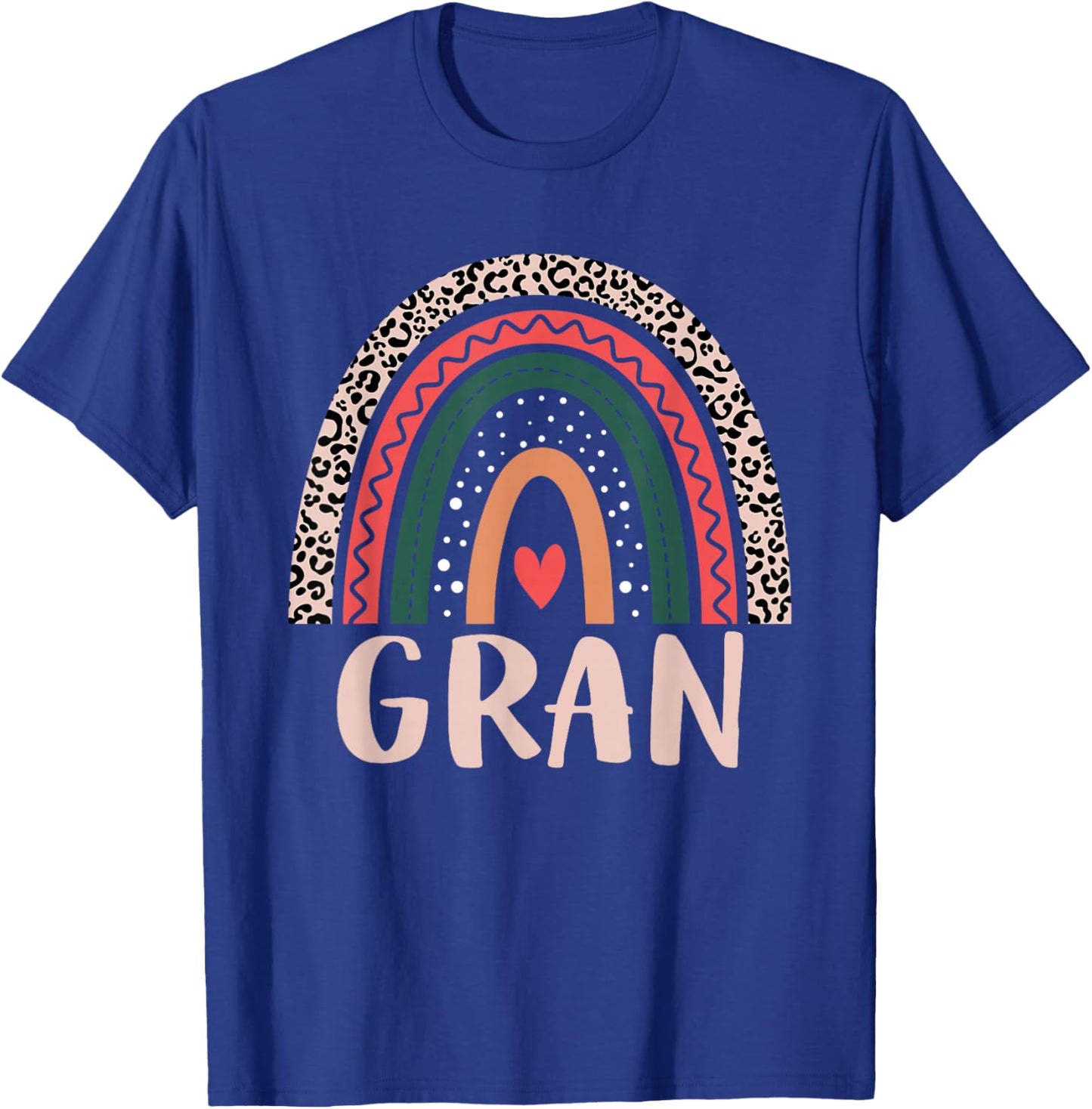 Gran Rainbow Grandma Grandma Women Mothers Day Gran T-Shirt - T-Shirt | Royal