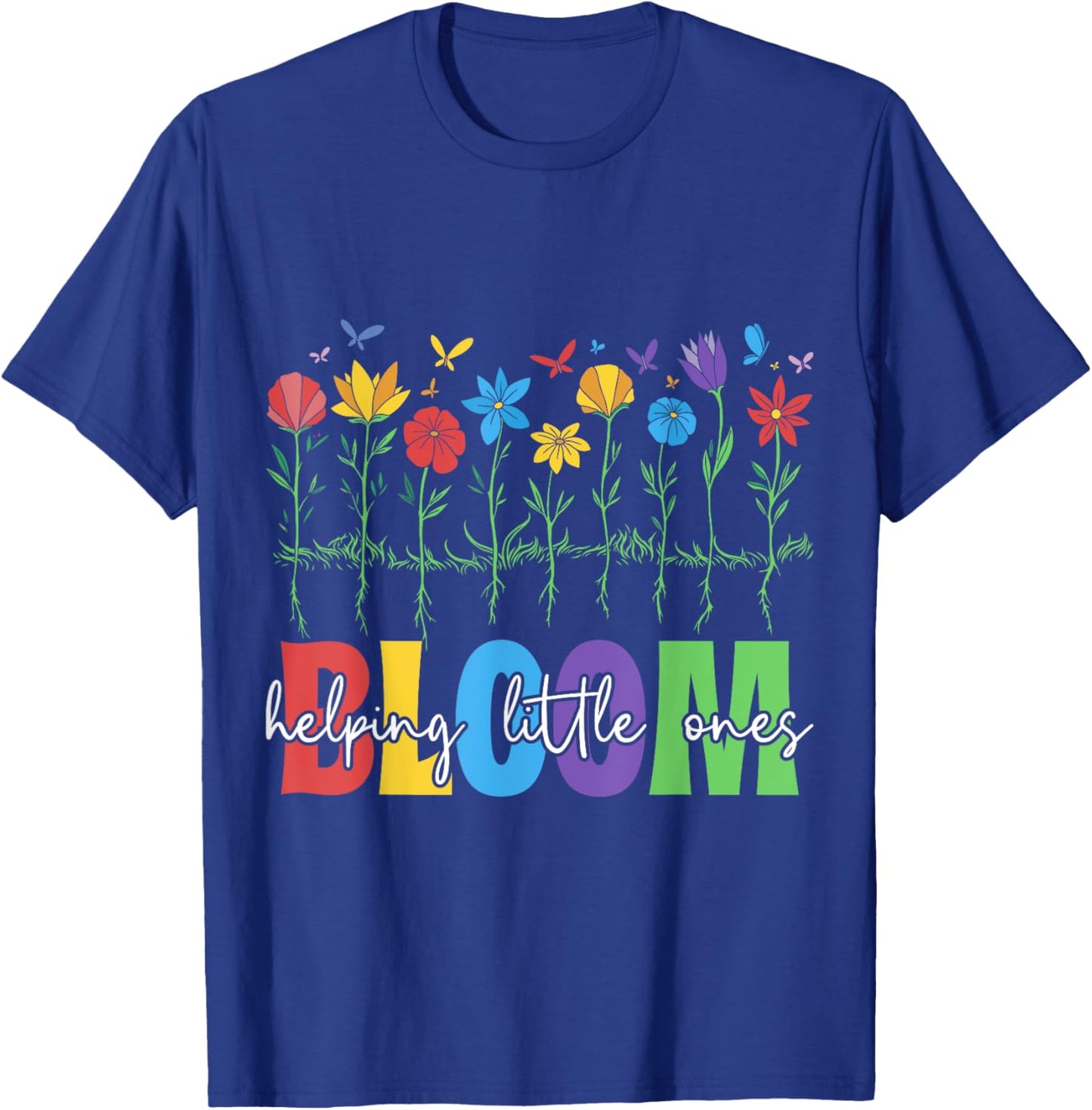 NICU Helping Little Ones Bloom T-Shirt - T-Shirt | Royal