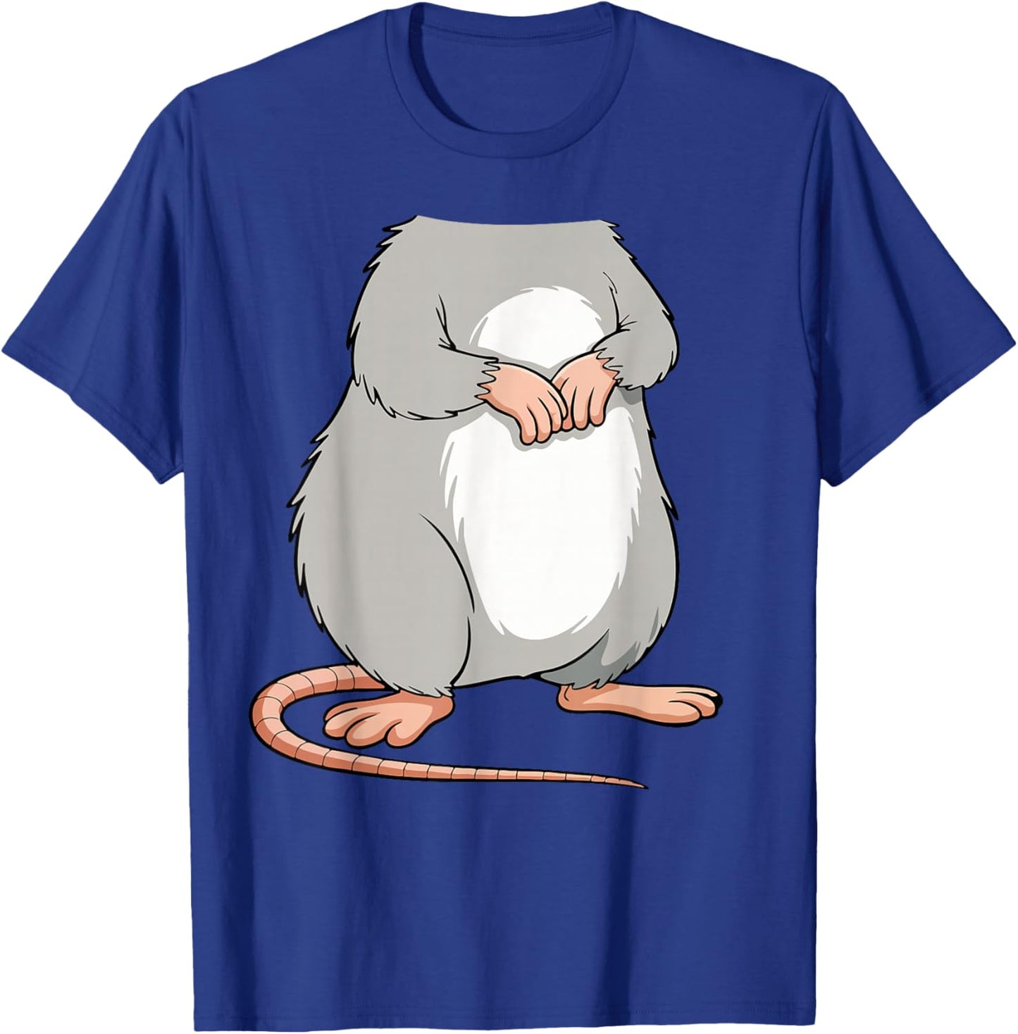 Mouse Rat Shirt Adult Children Men Women Body Mouse Rat Costume T-Shirt - T-Shirt | Royal