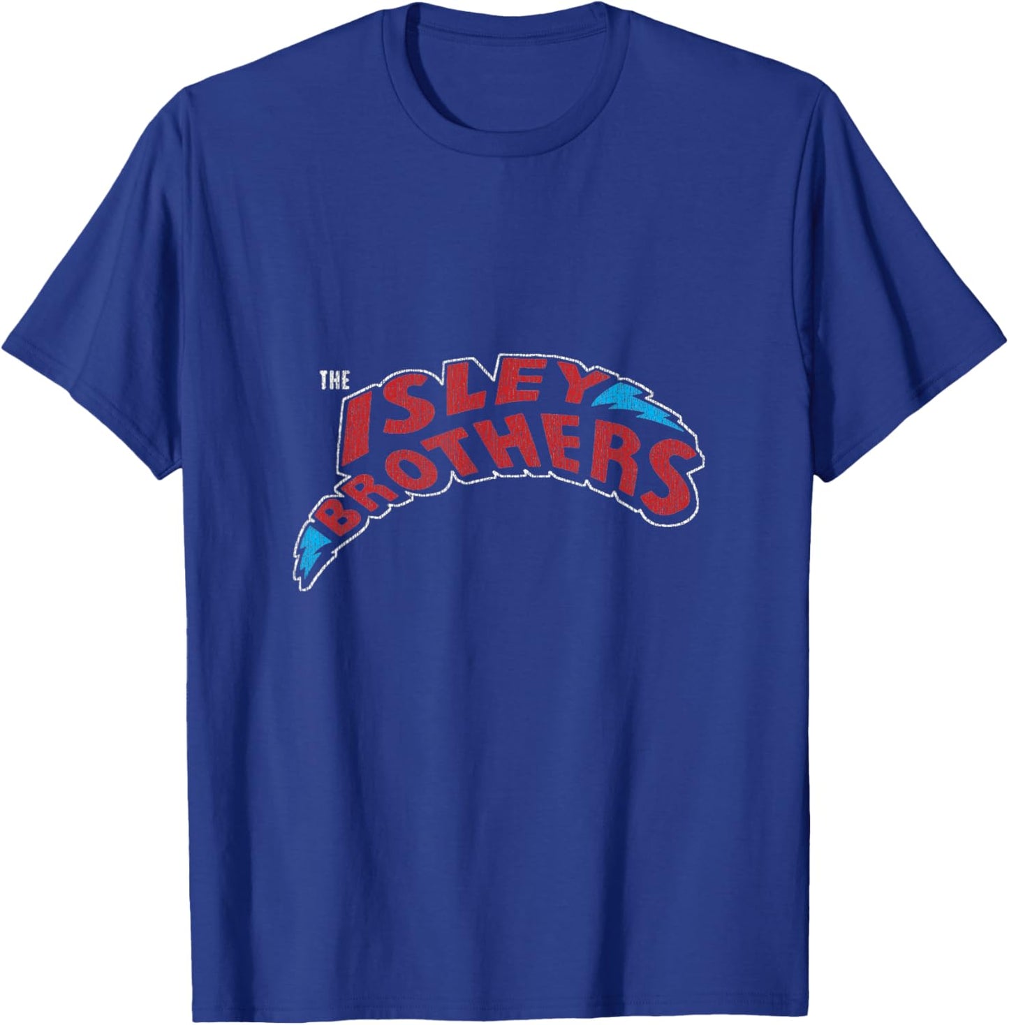 Isley Brothers - Lightning Bolt Logo - Control Industry - -Adults, Kids - Black - Small - Short Sleeve T-Shirt - T-Shirt | Royal
