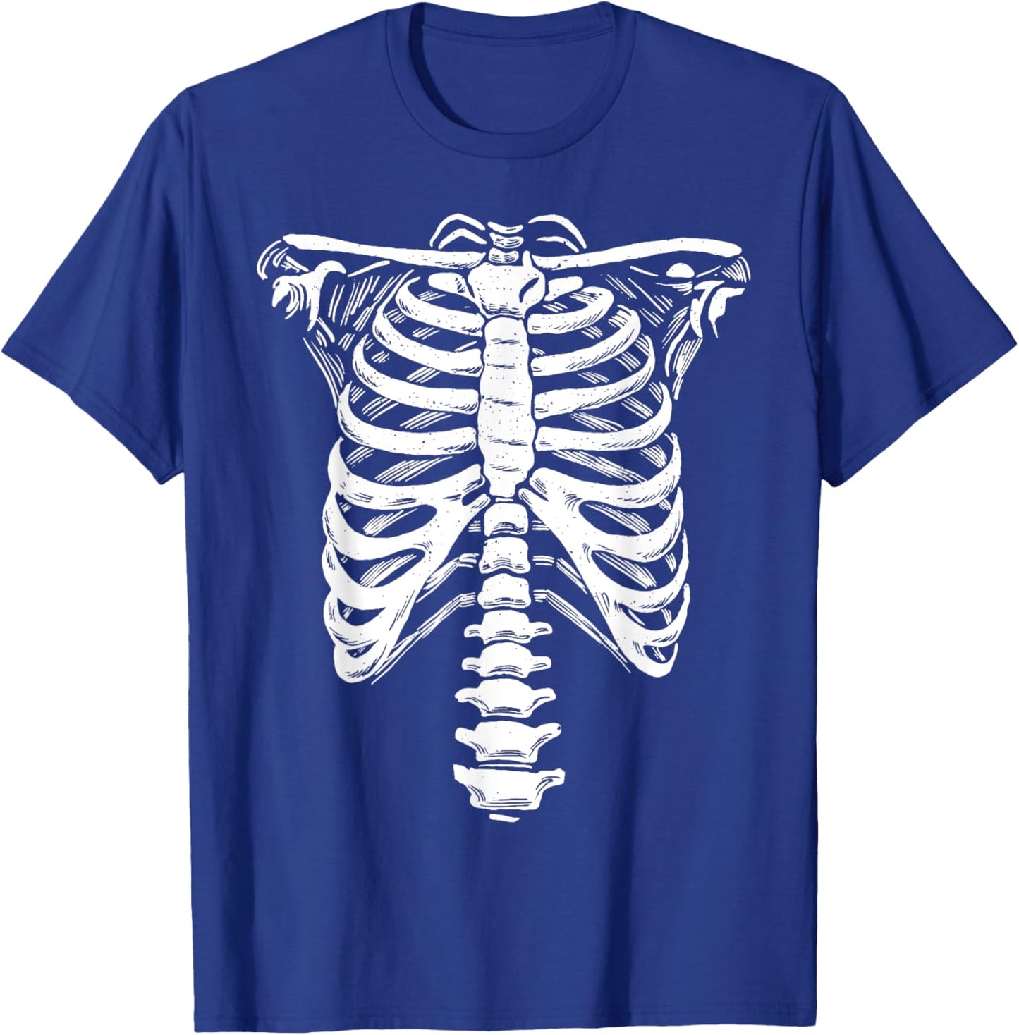 Costume Bone Ribcage Skeleton T-Shirt - T-Shirt | Royal