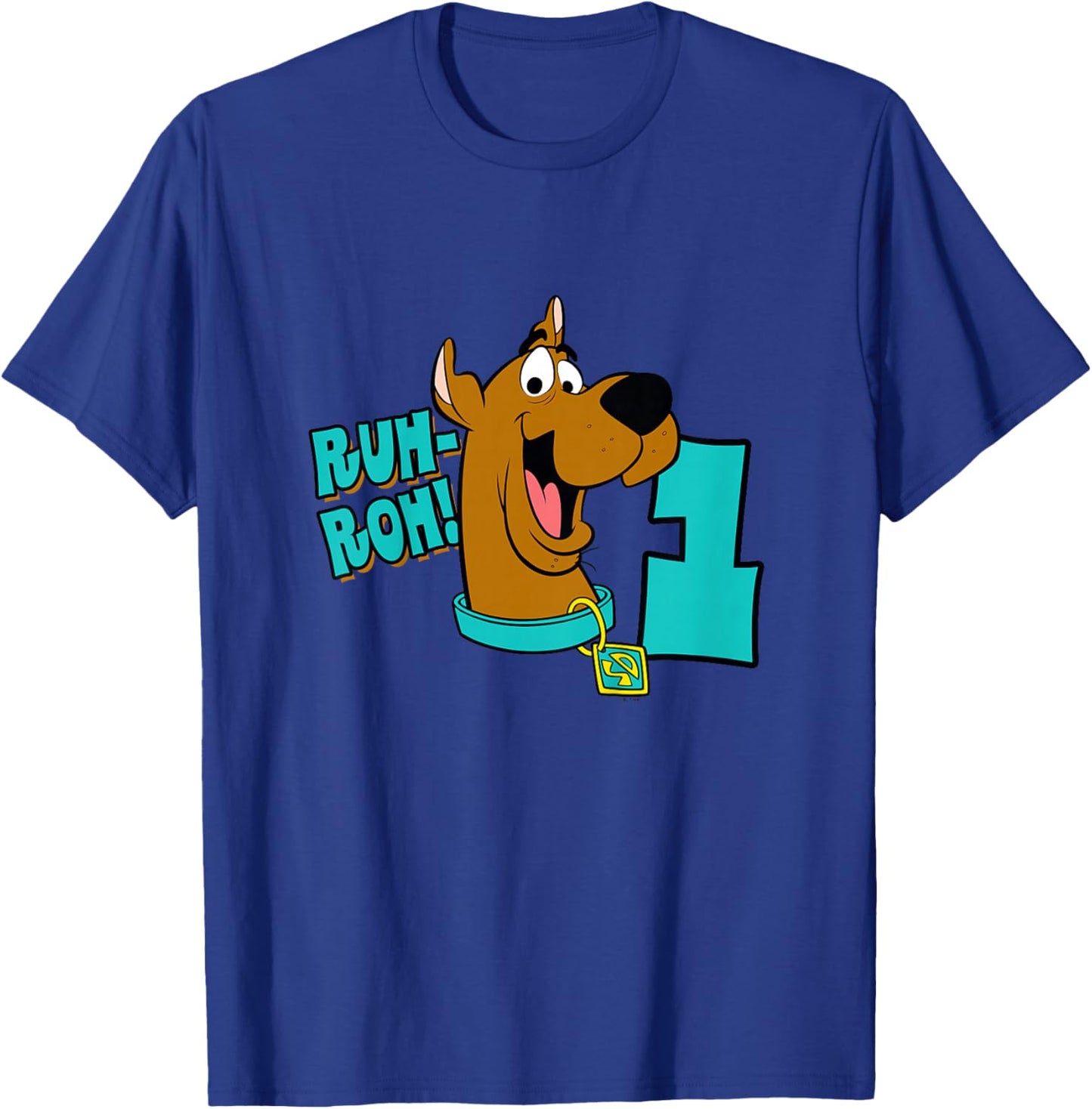 Kids Scooby-Doo 1st Birthday Ruh-Roh! I'm 1! T-Shirt - T-Shirt | Royal