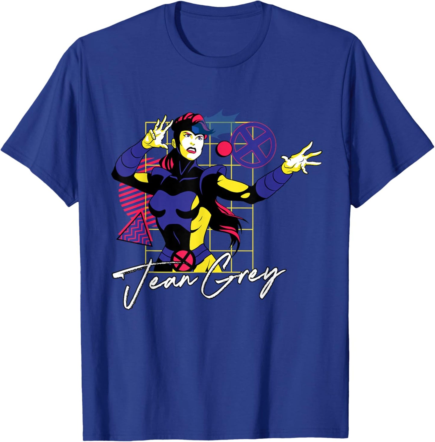 Marvel Super Heroes X-Men Retro Couples Matching Jean Grey T-Shirt - T-Shirt | Royal