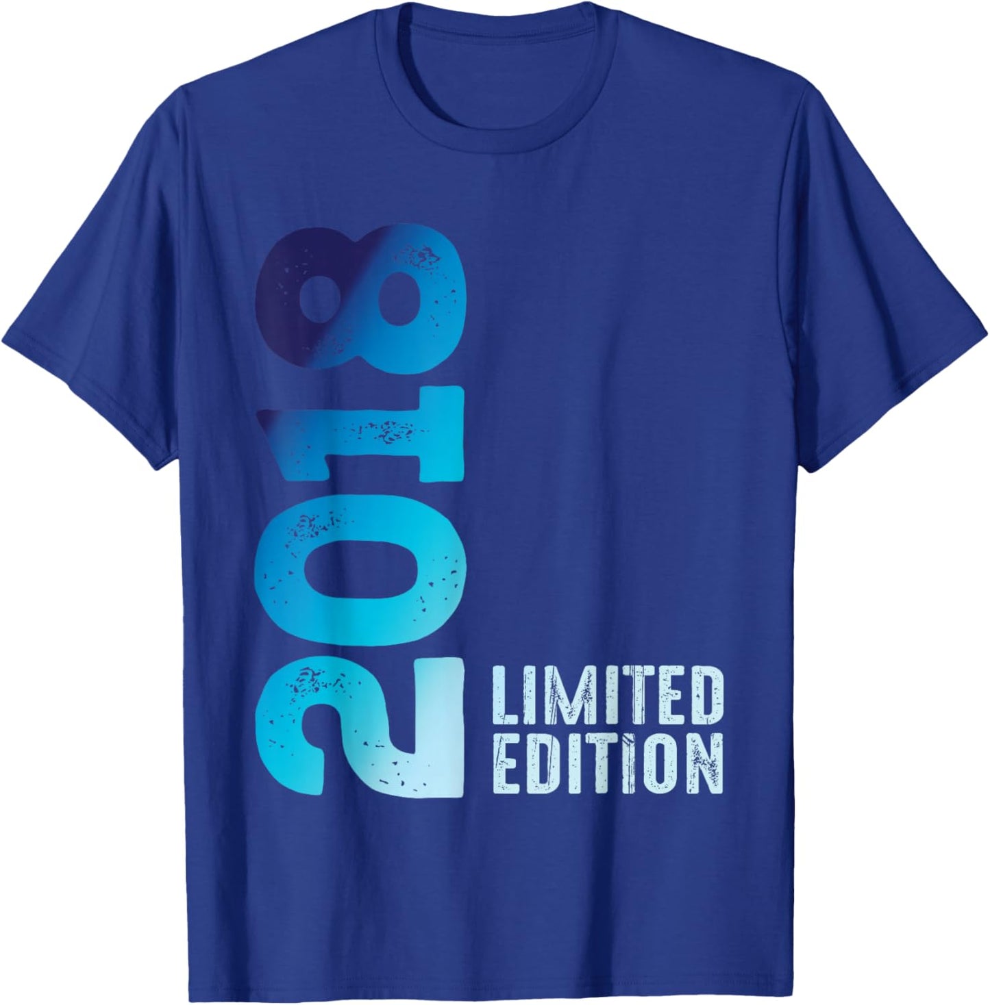 Awesome Year 2018 Vintage Since 2018 Limited Edition 2018 T-Shirt - T-Shirt | Royal