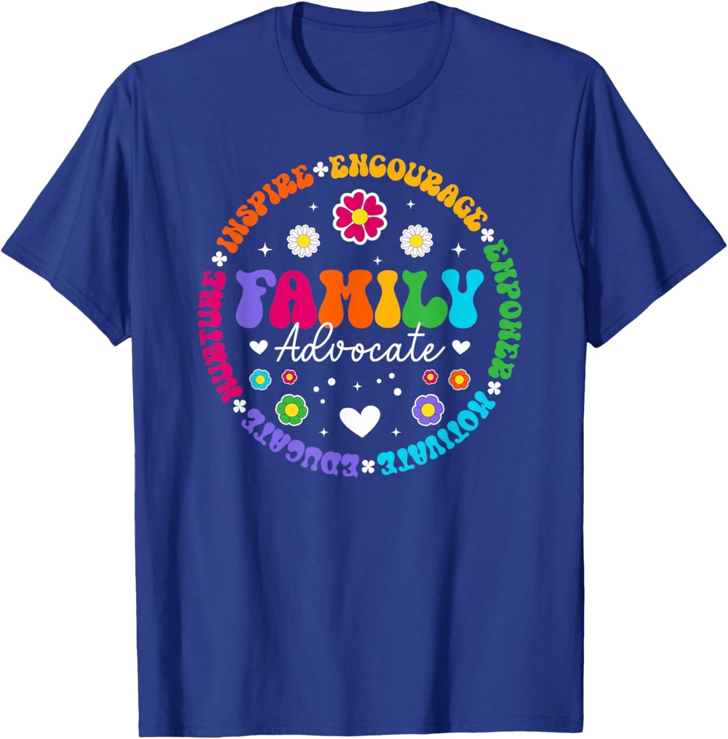 Family Advocate Appreciation Circle Family Advocates T-Shirt - T-Shirt | Royal