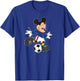 Disney Sports Mickey Mouse Soccer Team Player Football T-Shirt - T-Shirt | Royal