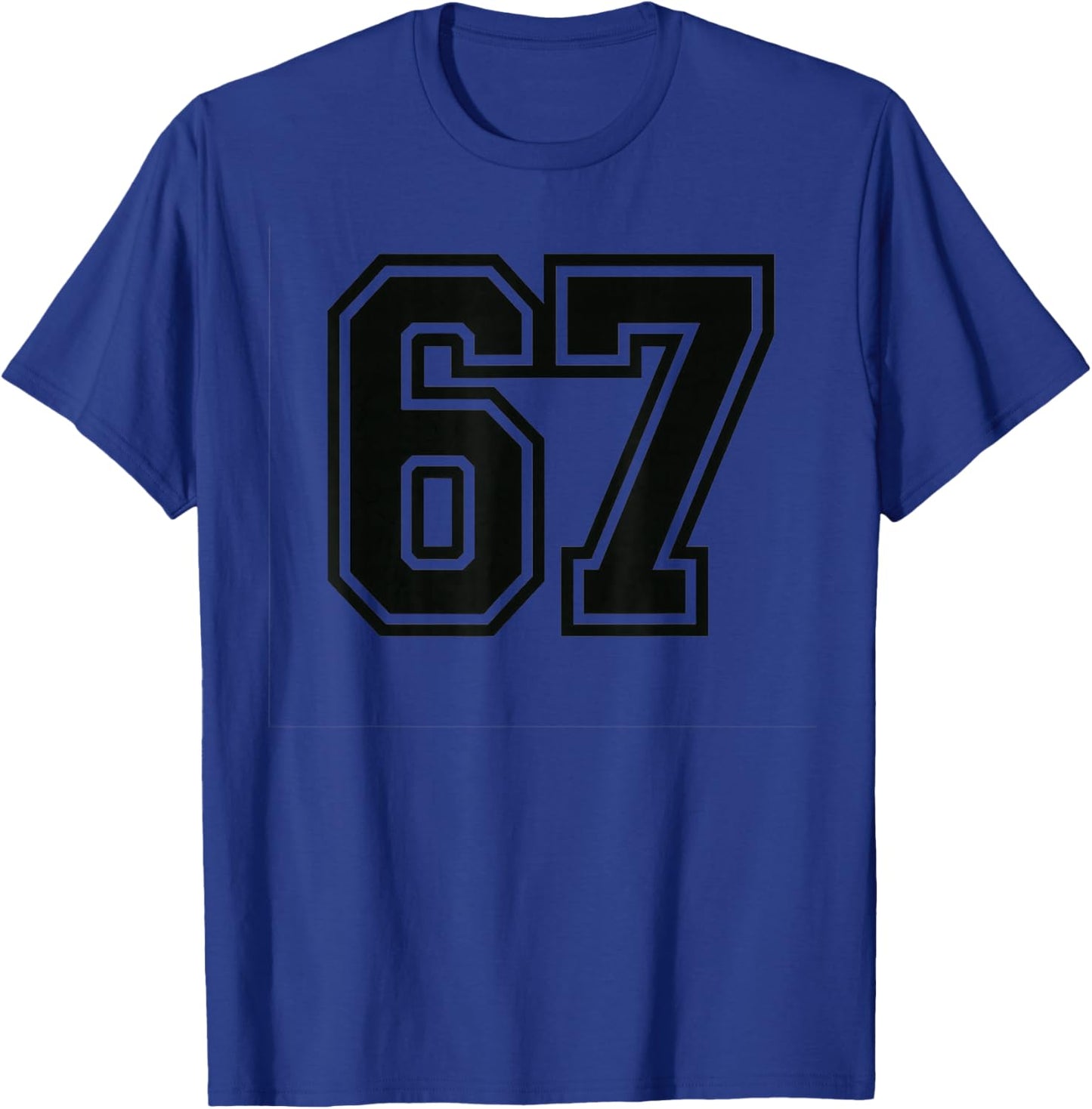 67 Memes Six Seven 6 7 Memes Design 6 7 T-Shirt - T-Shirt | Royal