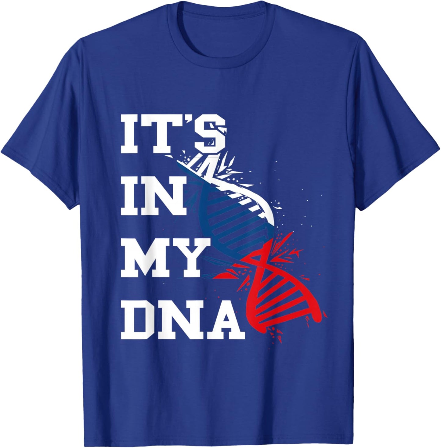 Tschechische Republik Flagge It's In My DNA Czech Flag Czech Pride T-Shirt - T-Shirt | Royal