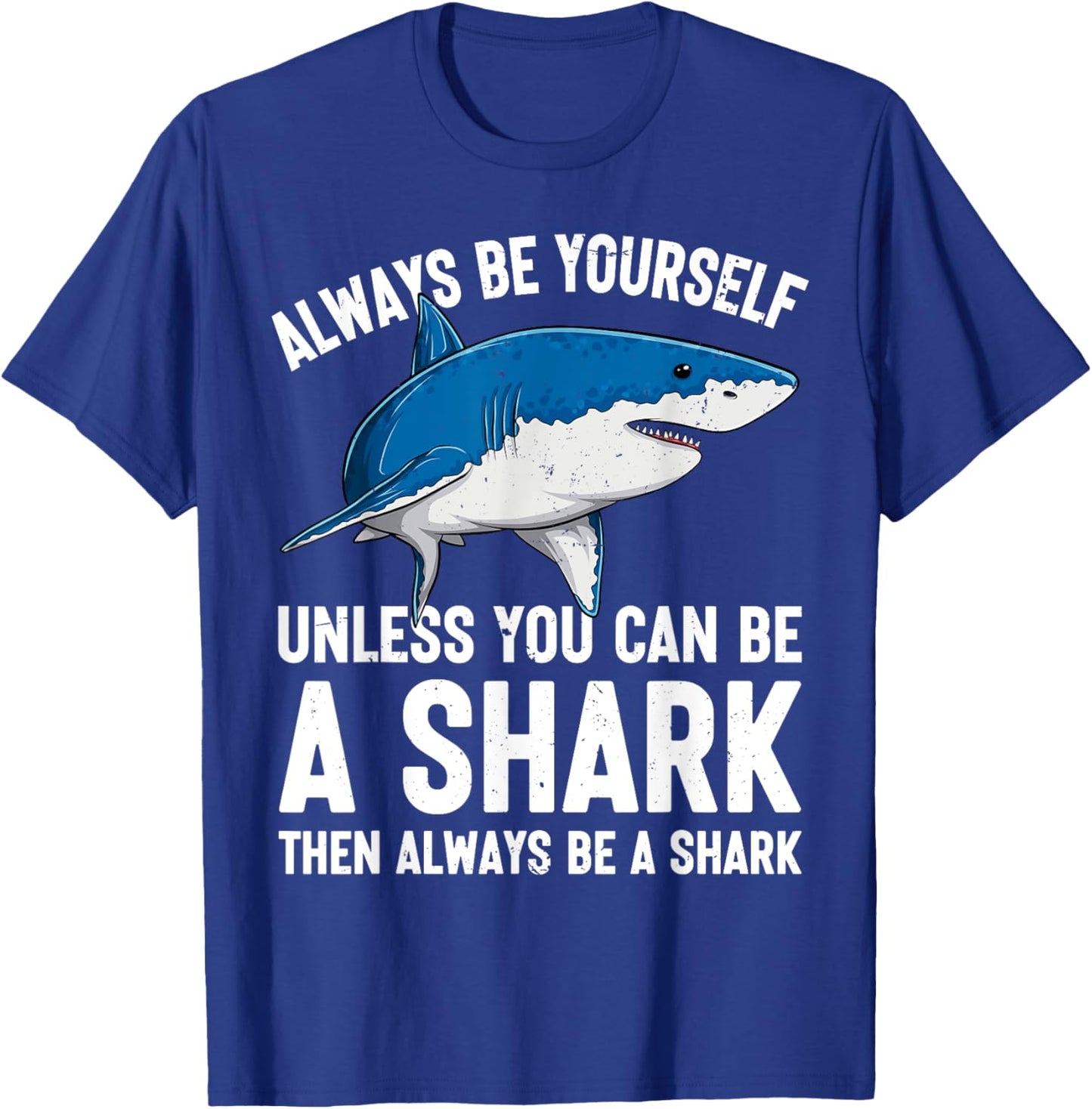 Shark Biology Ocean Wildlife Cool Sharks Lover T-Shirt - T-Shirt | Royal