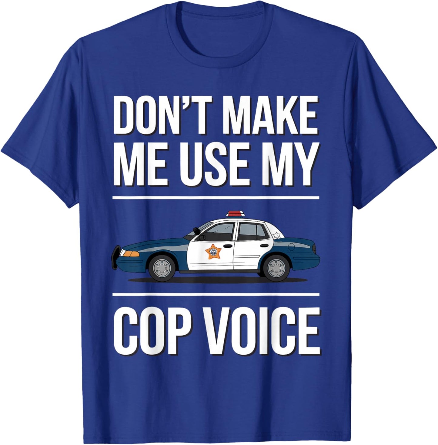 Police Art Women Cop Law Enforcement Police Officer T-Shirt - T-Shirt | Royal