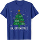 Oh Optometree Christmas Tree Optometry Student Eye Squad T-Shirt - T-Shirt | Royal