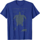 Loggerhead Sea Turtle Anatomy Marine Biologist Vintage T-Shirt - T-Shirt | Royal