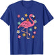 Cute Flamingo Lover Beach Groovy Party Women Girls Kids T-Shirt - T-Shirt | Royal