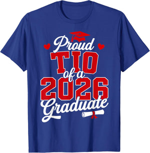Proud TIO of a Class of 2026 Graduate Senior Graduation T-Shirt - T-Shirt | Royal