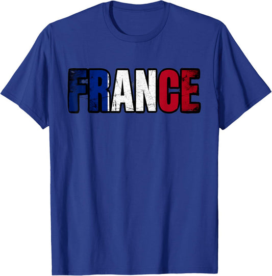 Drapeau France Fierté France T-Shirt - T-Shirt | Royal
