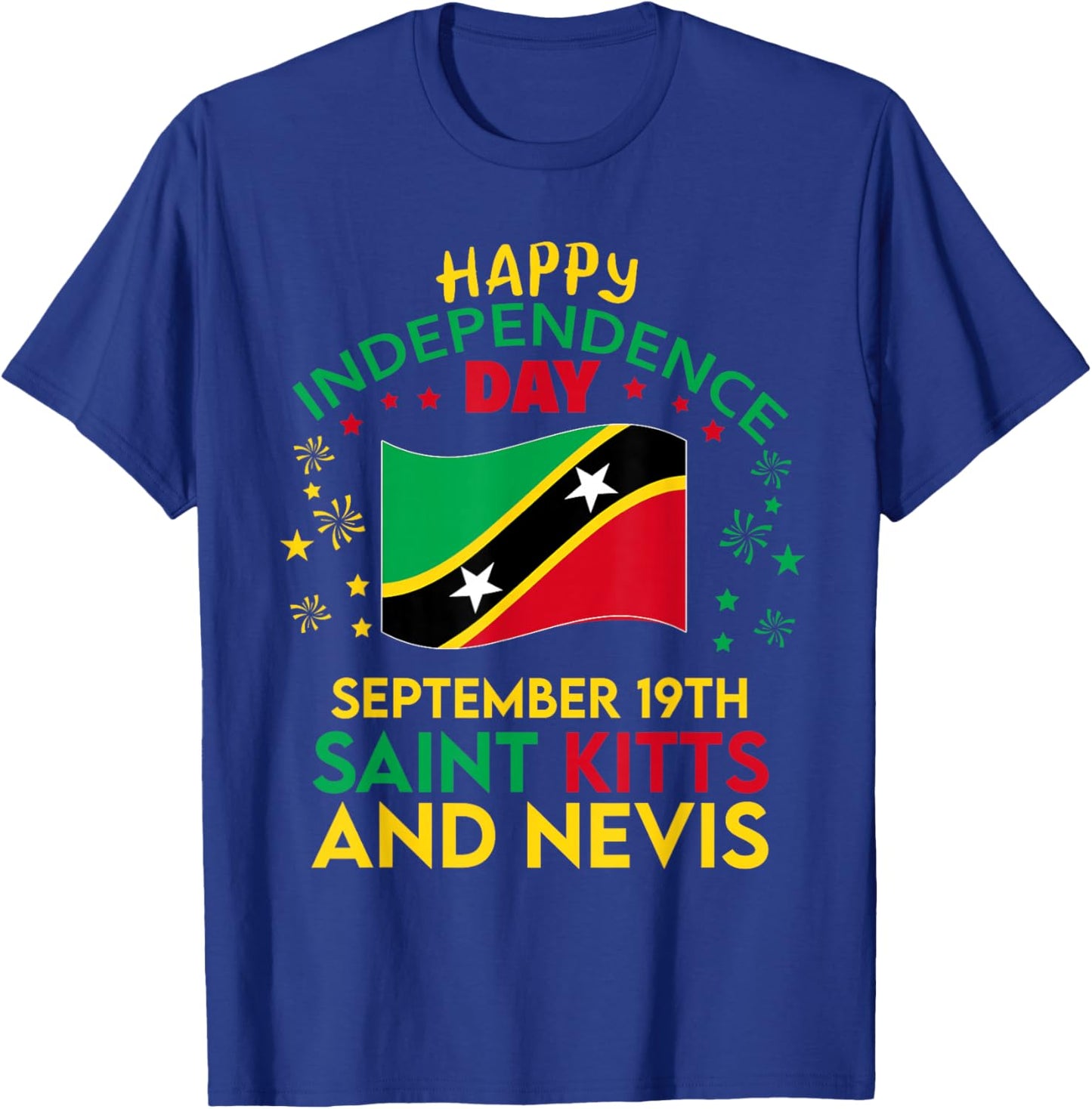 Saint Kitts and Nevis 42nd Independence Day Kittitian Pride T-Shirt - T-Shirt | Royal