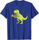 Mythical & Prehistoric T-rex Playing French Horn Dinosaur Or T-Shirt - T-Shirt | Royal