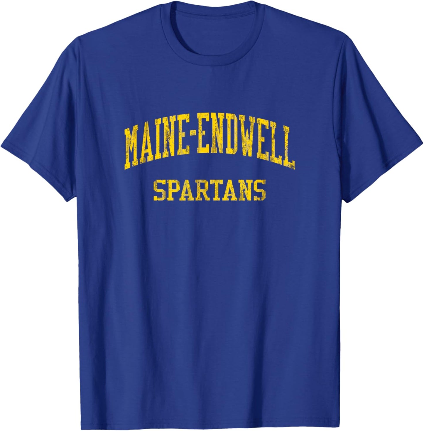 Maine-Endwell High School HS Endwell NY Vintage Sports T-Shirt - T-Shirt | Royal