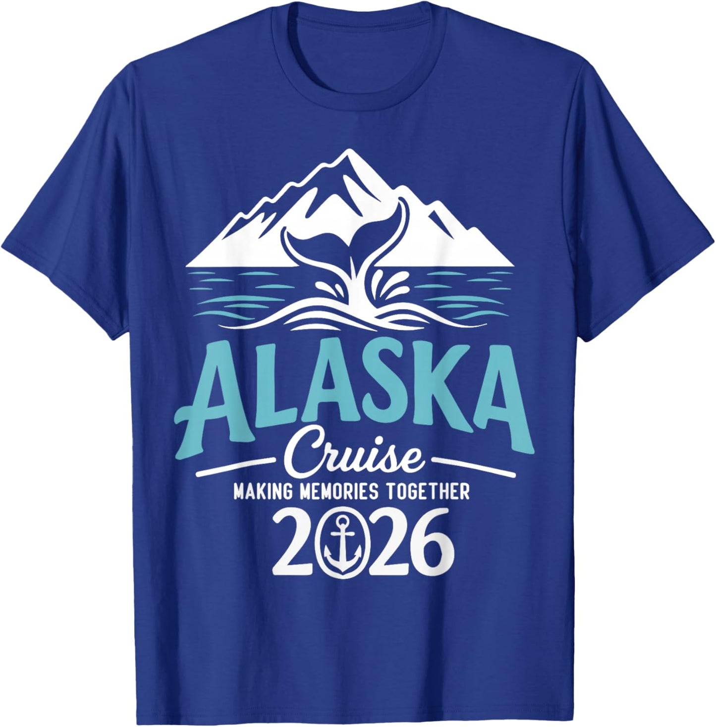 Matching Family Friends and Group Alaskan Alaska Cruise 2026 T-Shirt - T-Shirt | Royal