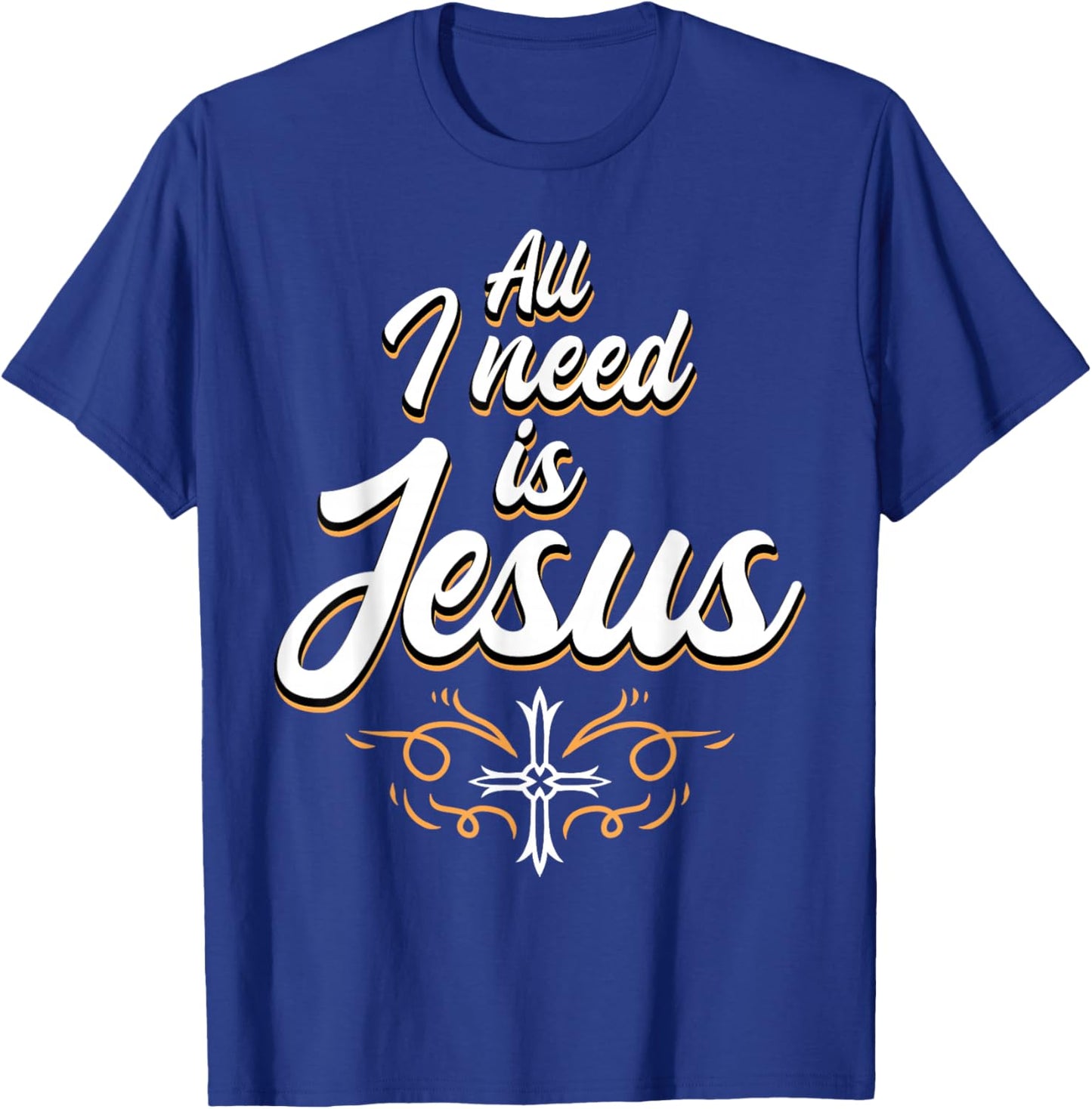 Jesus God Christian T-Shirt - T-Shirt | Royal
