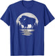 Bison Lover Moon Vintage Buffalo Men Women Kids T-Shirt - T-Shirt | Royal