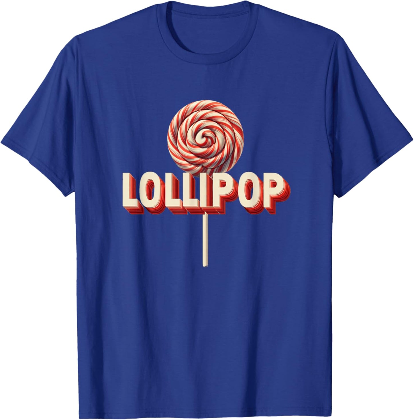 Funny Lollipop Graphic Costume for Boys and Girls T-Shirt - T-Shirt | Royal