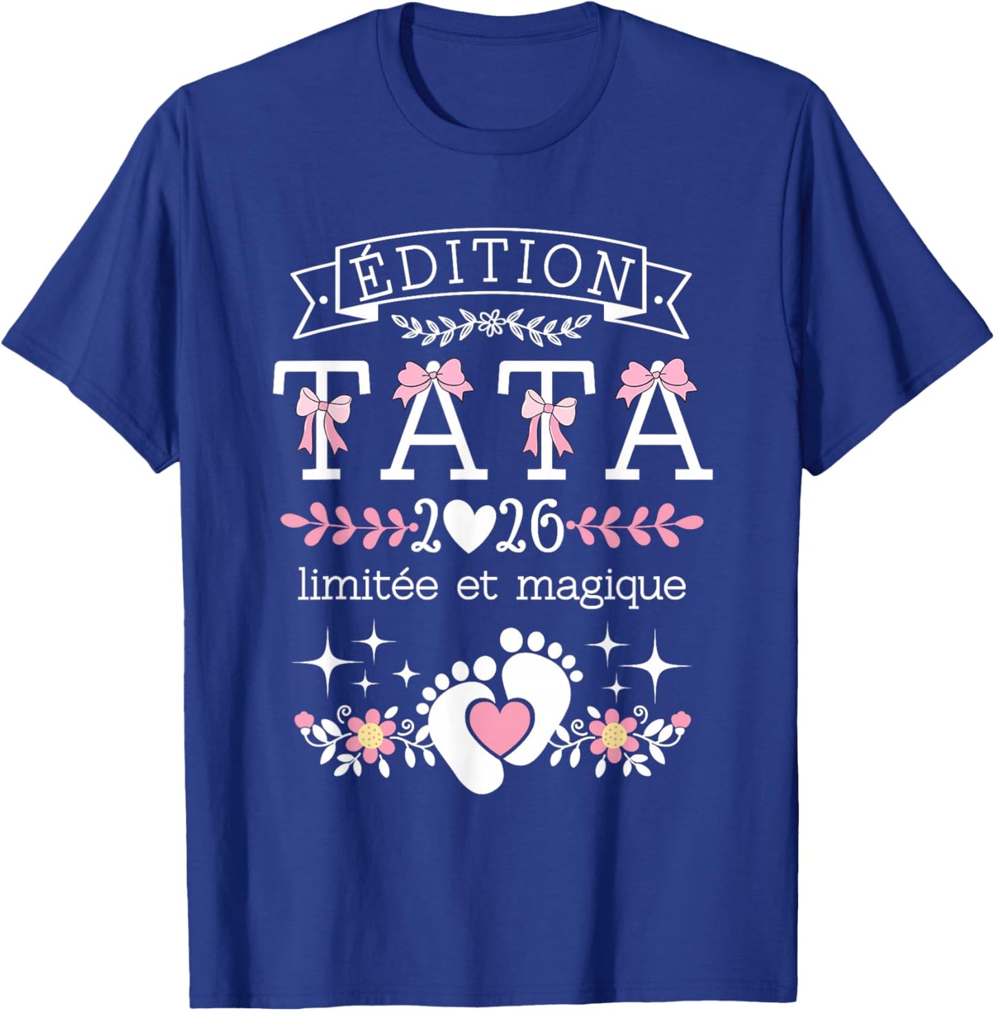 Future Tata 2026 Gift Announcement Pregnancy Aunt 2026 T-Shirt - T-Shirt | Royal