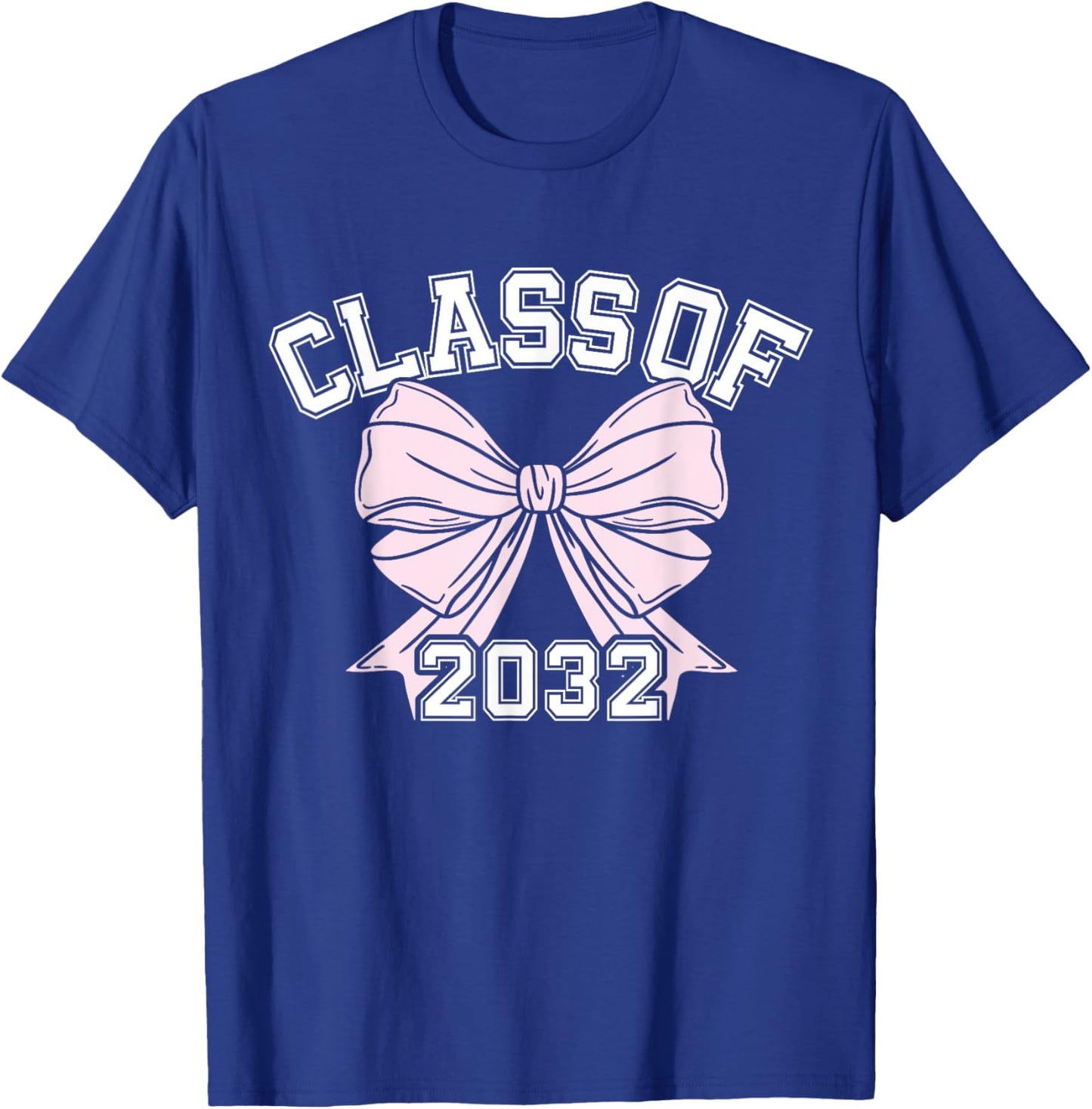 Class Of 2032 Coquette Bow Class Of 2032 T-Shirt - T-Shirt | Royal