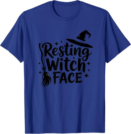 Resting Witch face Halloween T-Shirt - T-Shirt | Royal