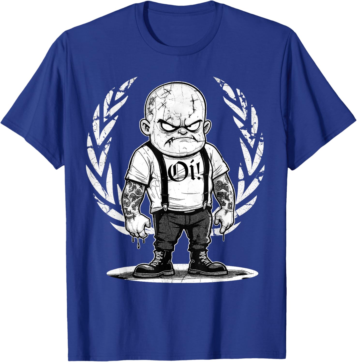 OI Punk-Rock Traditional T-Shirt - T-Shirt | Royal