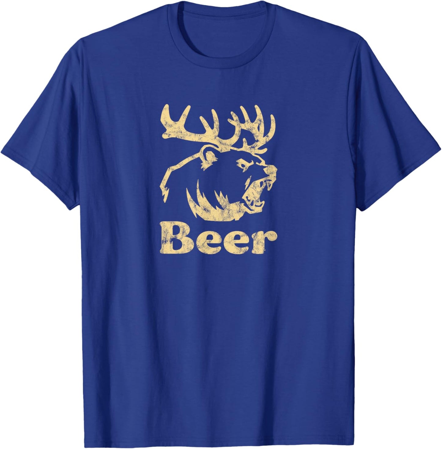 Bear Deer Beer T-Shirt - T-Shirt | Royal