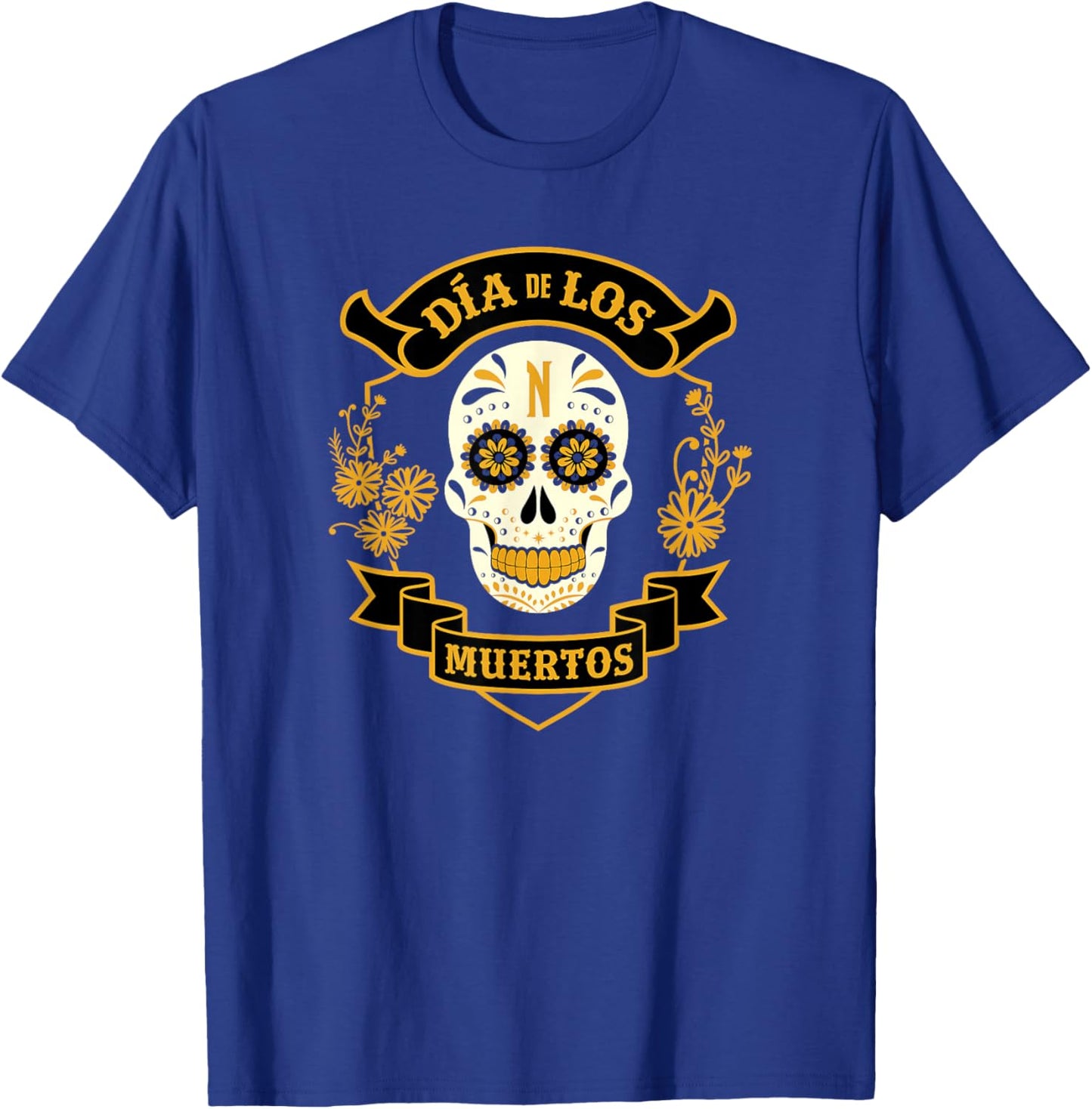 Wednesday - Día de Los Muertos T-Shirt - T-Shirt | Royal
