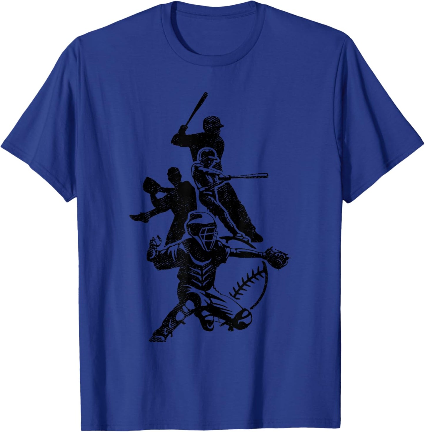 Baseball Gifts Catcher Pitcher Batter Youth Baseball T-Shirt - T-Shirt | Royal