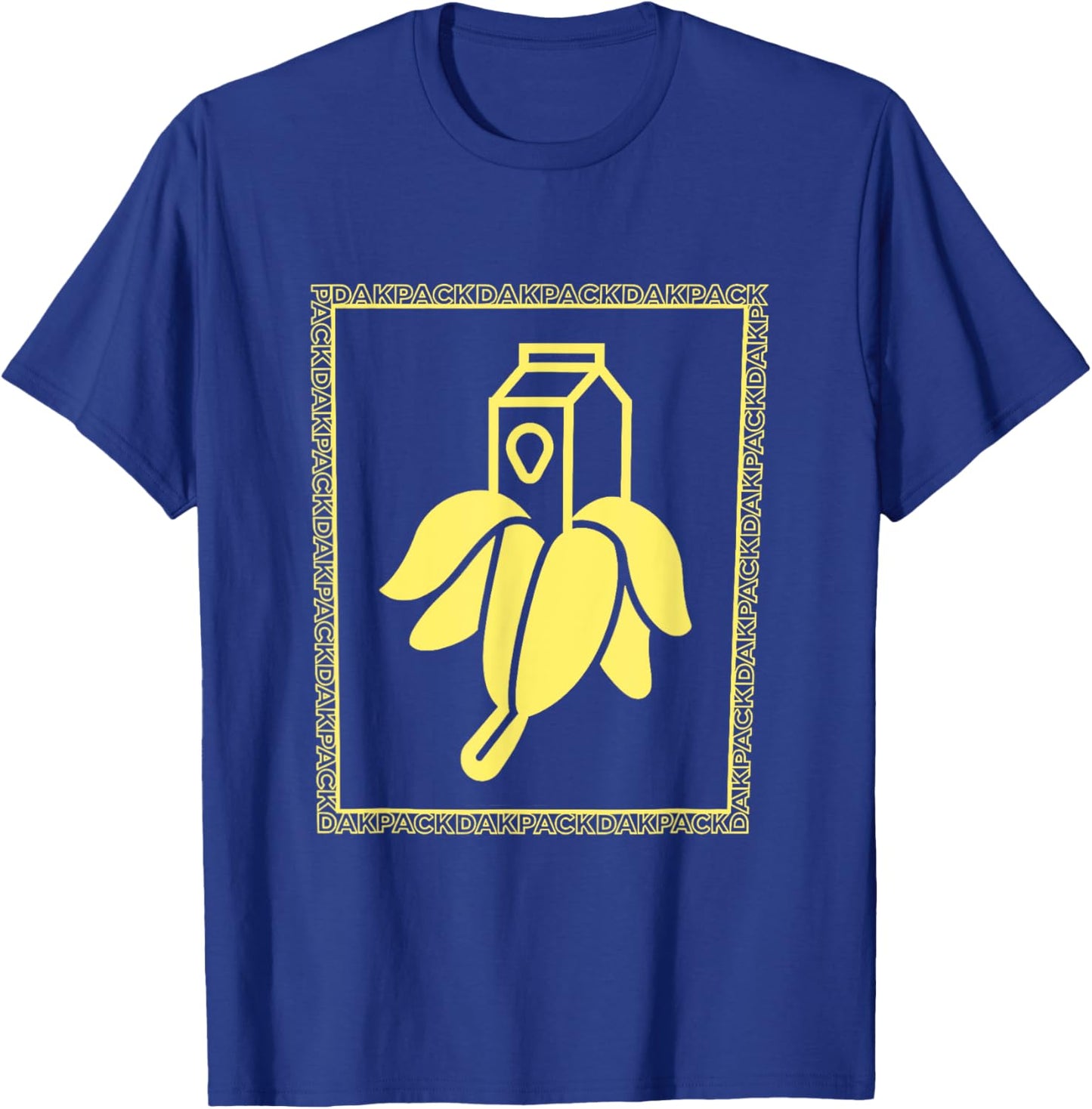 Milky Banana Funny Text Dakpack Vintage Women Kids T-Shirt - T-Shirt | Royal
