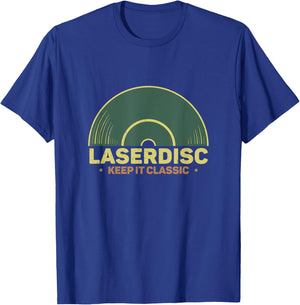 Reflective Optical Video Disc System Awesome Laserdisc Keep It Classic - Black, Small T-Shirt - T-Shirt | Royal